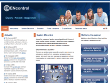 Tablet Screenshot of encontrol.eu